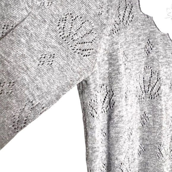 Disney The Little Mermaid Ariel Grey Pointelle Cardigan - Picture 7 of 15